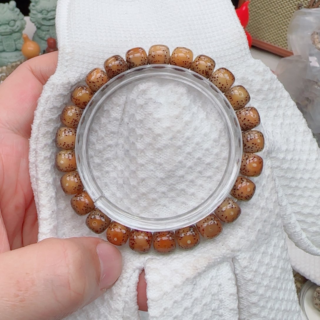 星月菩提手串冰糖火烧云9*8