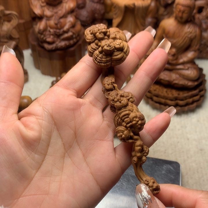 檀香木其他老山檀香手把件