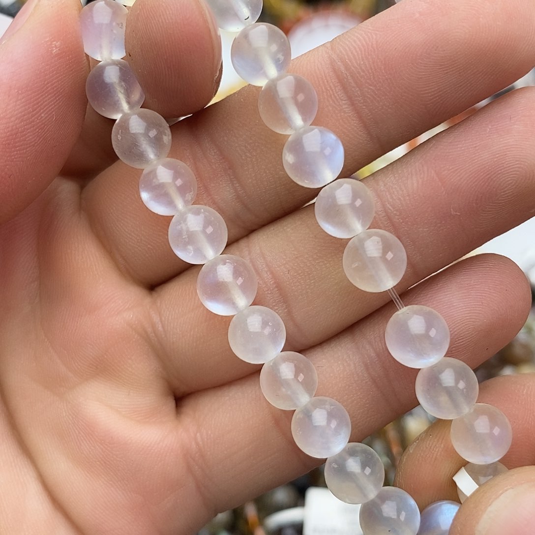 月光石手链未镶嵌手链