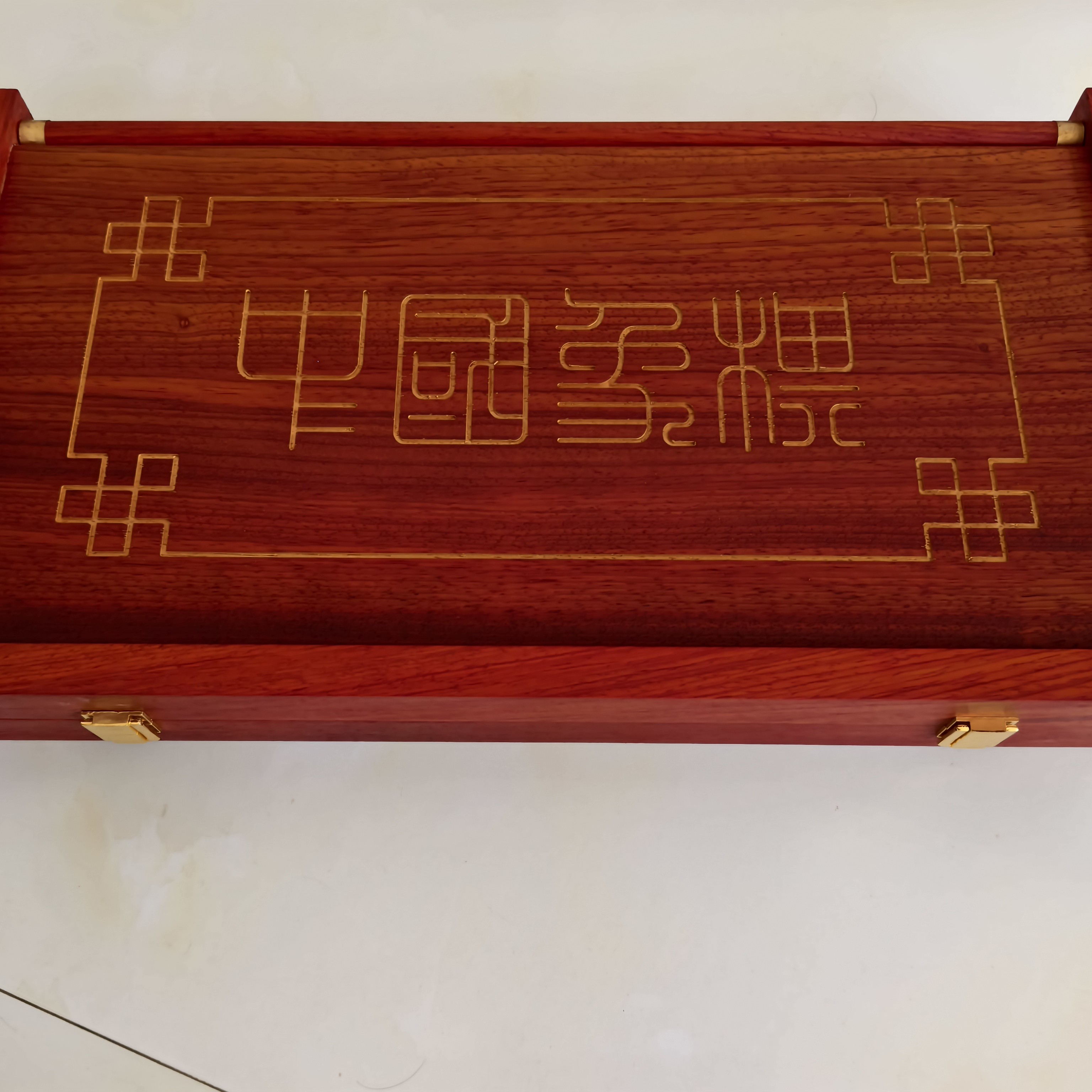 邵氏紫檀红花梨加大加厚象棋棋盘