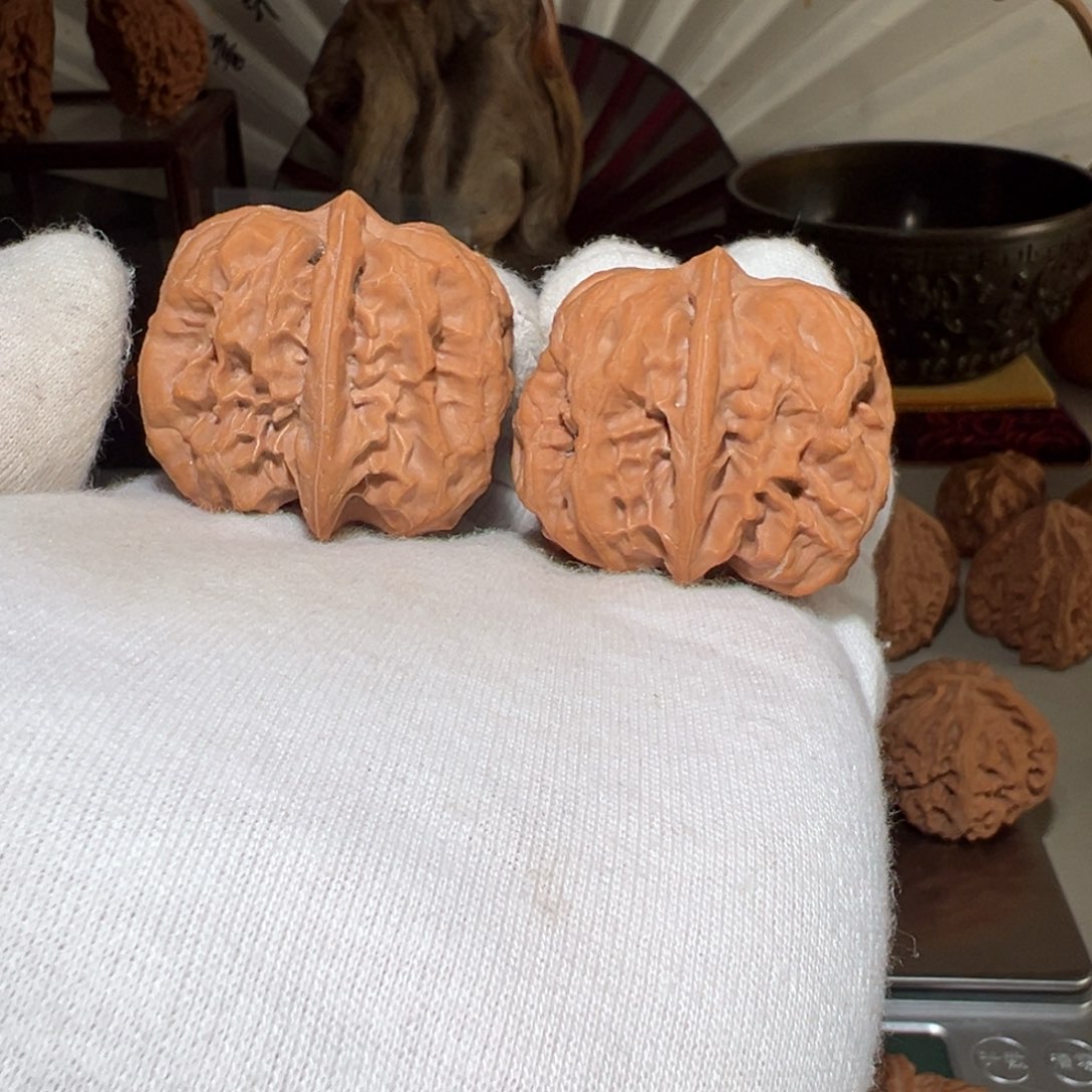 嘣***咔吊坠文玩核桃方块40