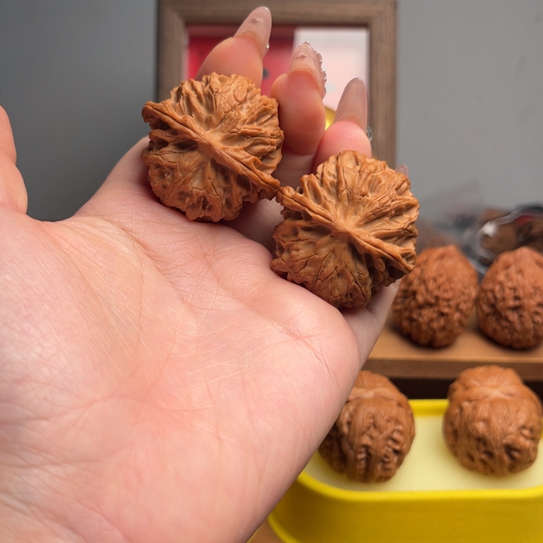 文玩核桃把件苹果园40全