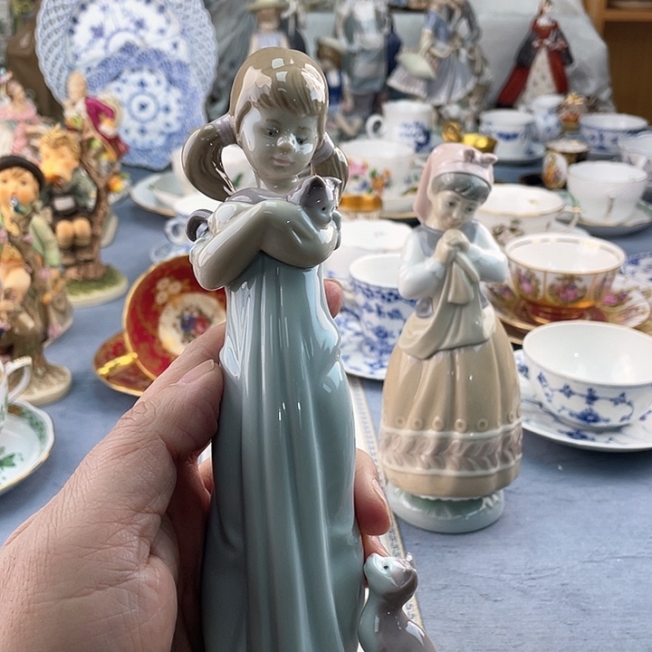 中古欧瓷瓷器小房子