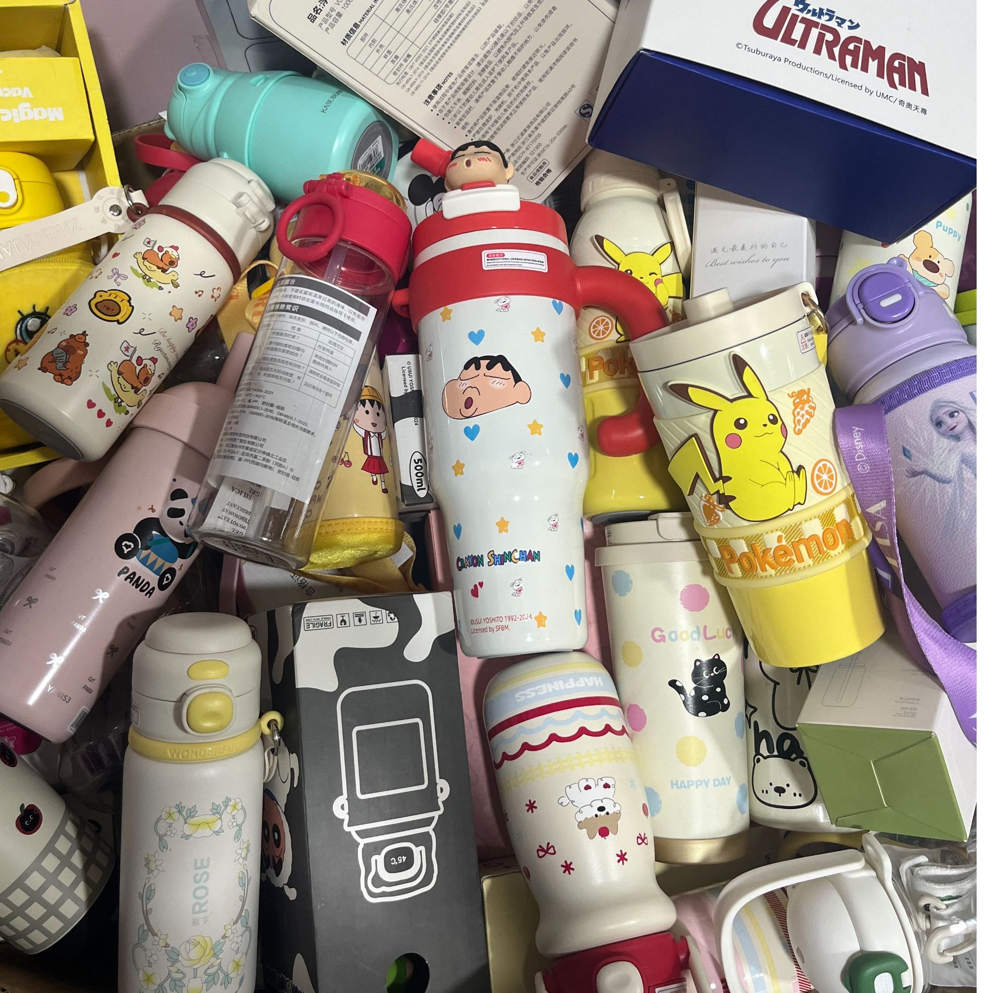 【芳芳6】K孤品捡漏水杯品牌保温杯家用车载浮力可爱简约杯子便携