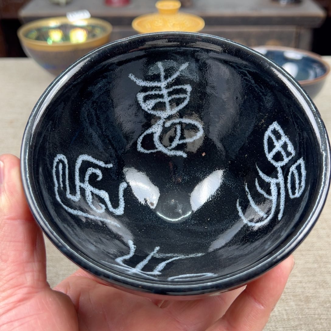 瓷片正能量陶瓷艺术品