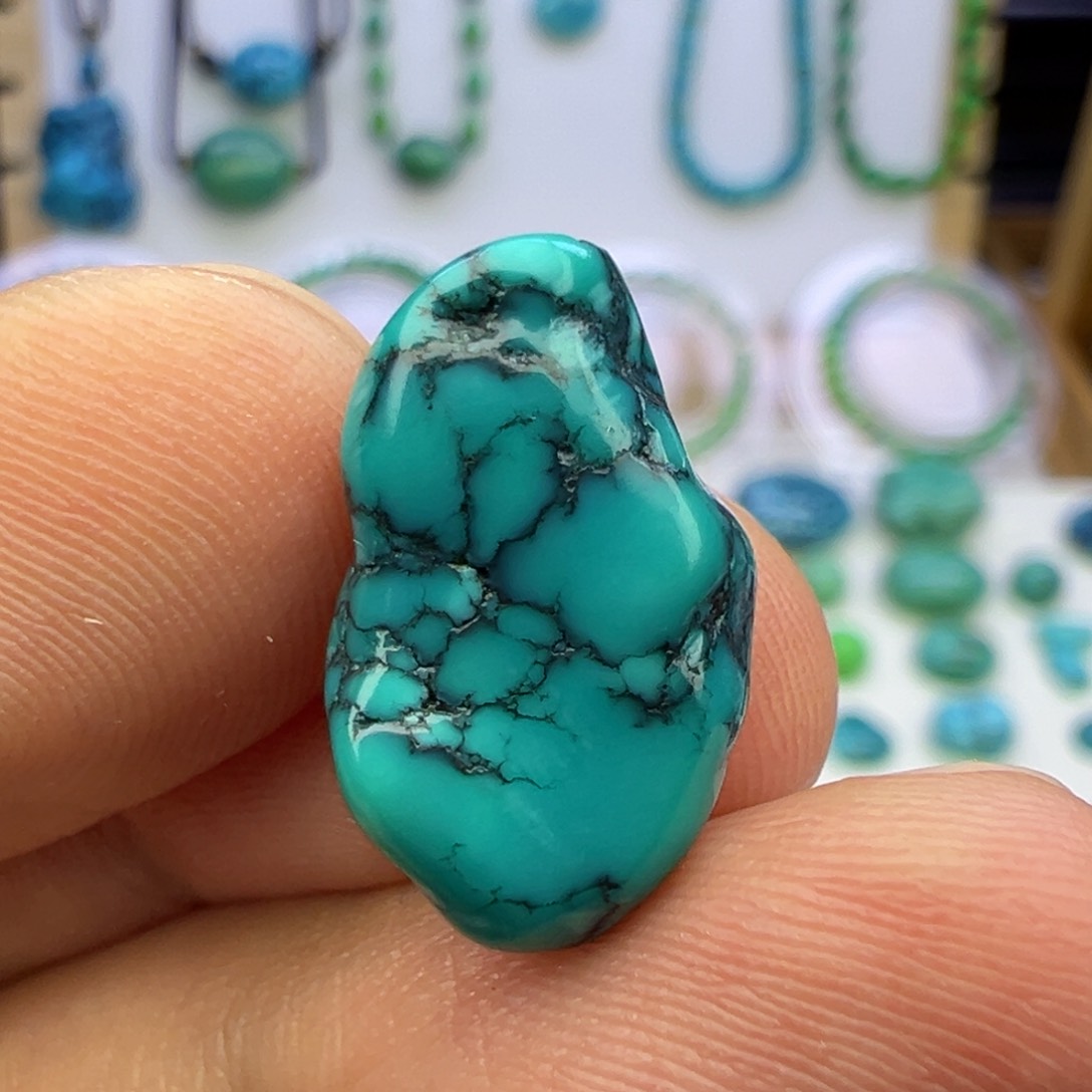 云盖高瓷蓝玉化随型