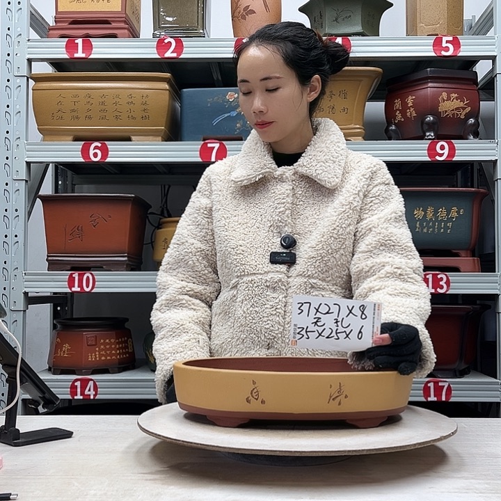 紫砂花盆紫砂花盆