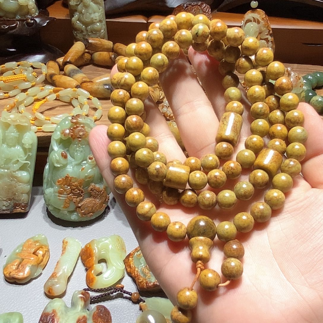 岫岩河磨玉（透闪石质玉）未镶嵌珠宝奇石⭐️***