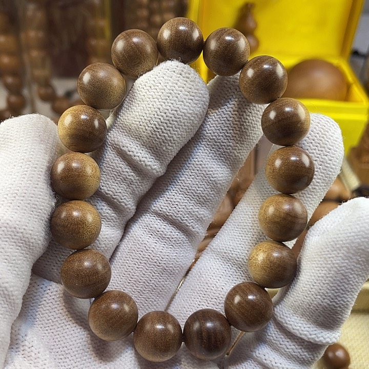 檀香木手串/手链东加檀香1.2x17横纹老料