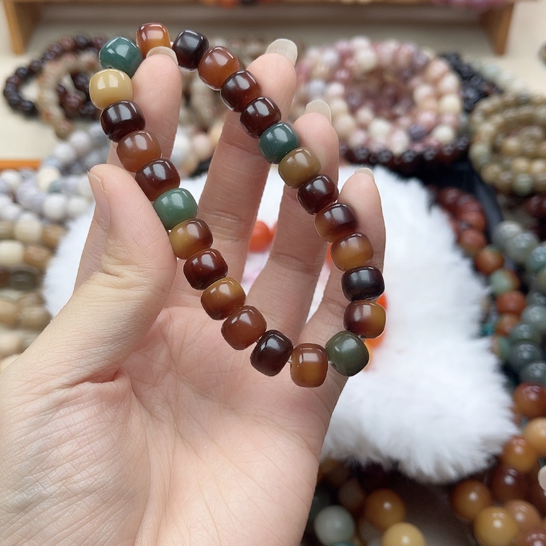 手串白玉菩提算盘