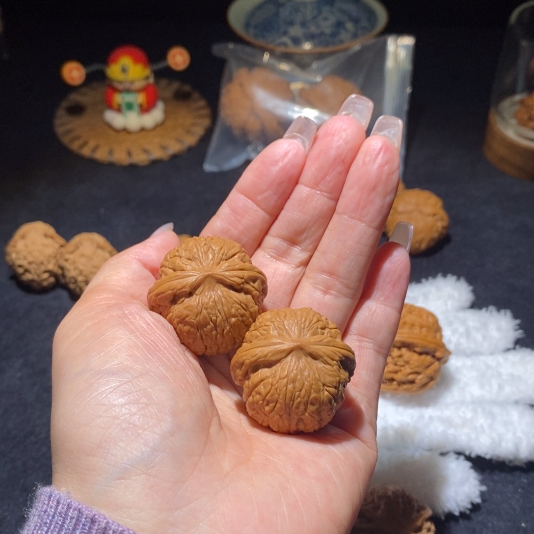 文玩核桃吊坠乾隆磨33