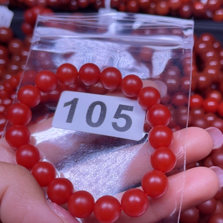 烟***1南红玛瑙未镶嵌手链