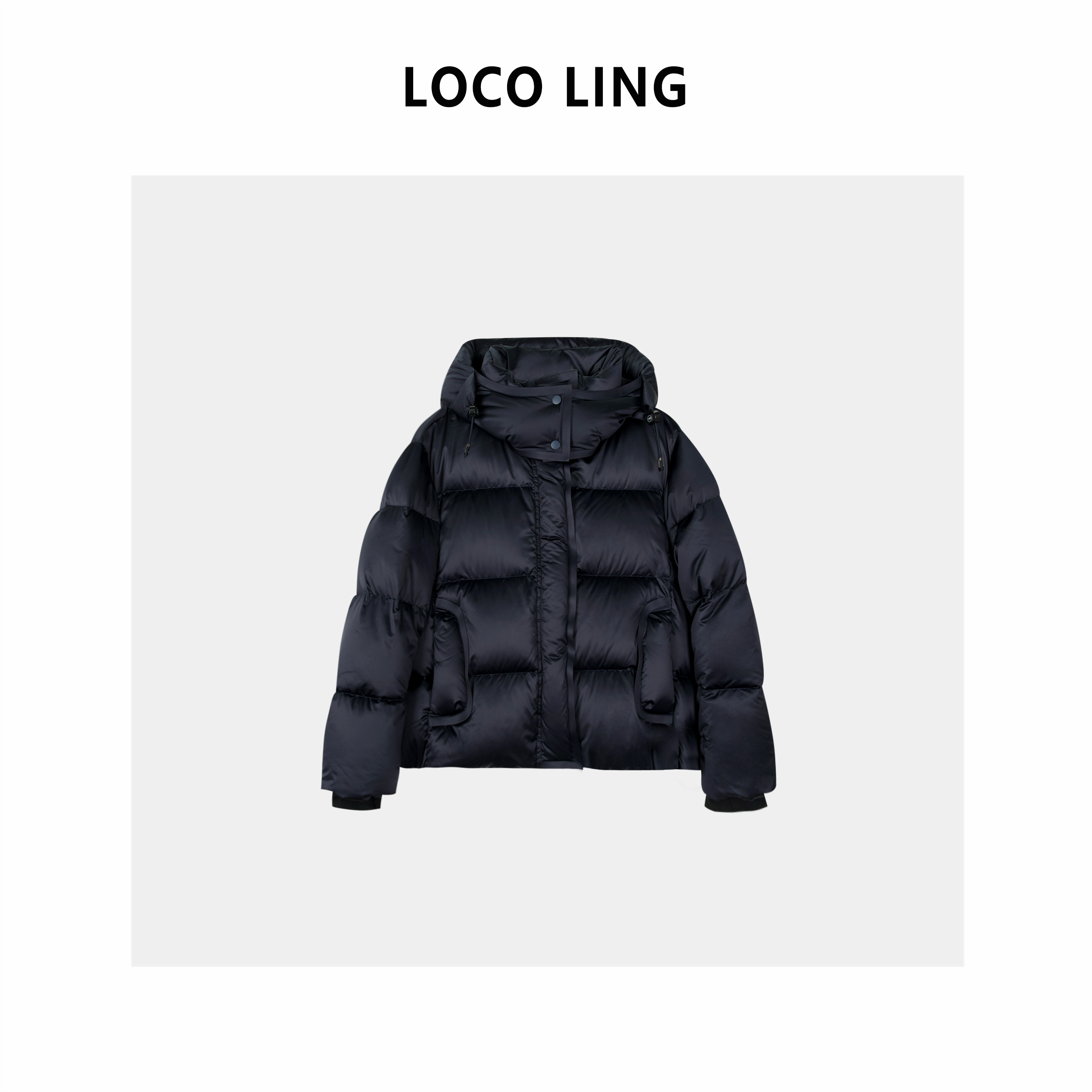 水光鹅 顶奢匈牙利90白鹅绒！蓝调冬季加厚羽绒鹅绒服外套LOYRF90