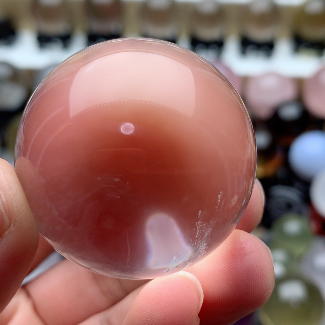 【闪购商品】水晶天然水晶球摆件尺寸4.1厘米左右未镶嵌点***点