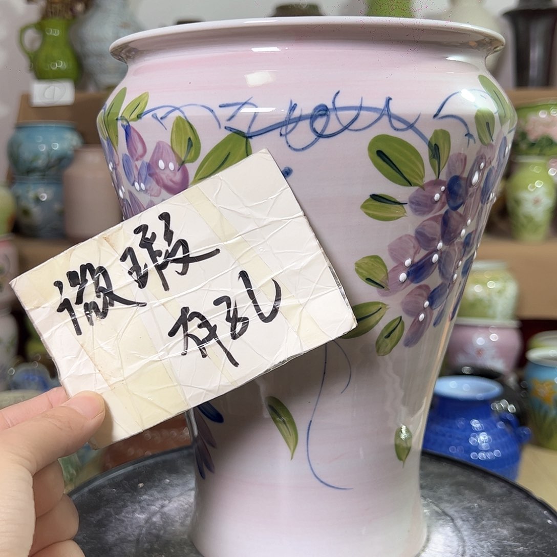 景德镇陶瓷花盆花器瑕0258