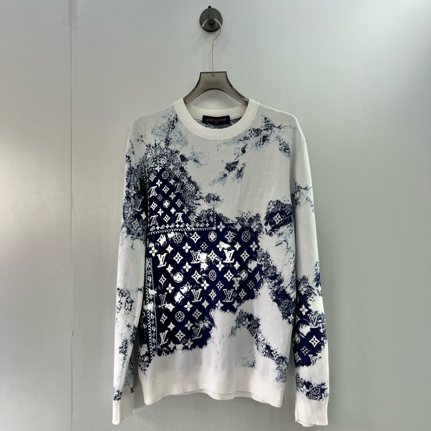 未使用 LouisVuitton/路易威登 腰果花满印毛衣/XL码/y3076（北京）