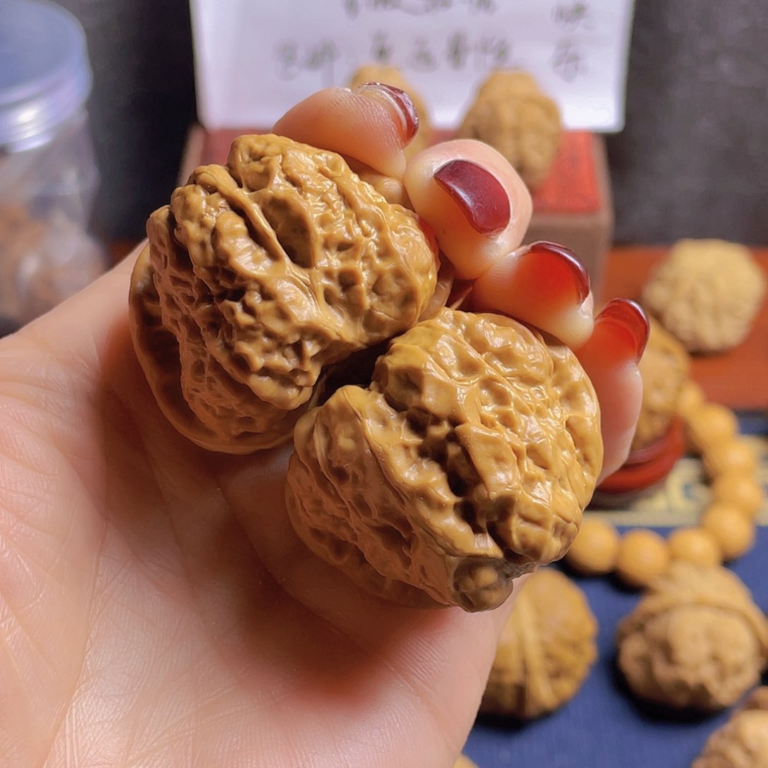 文玩核桃吊坠贺*蛤蟆40