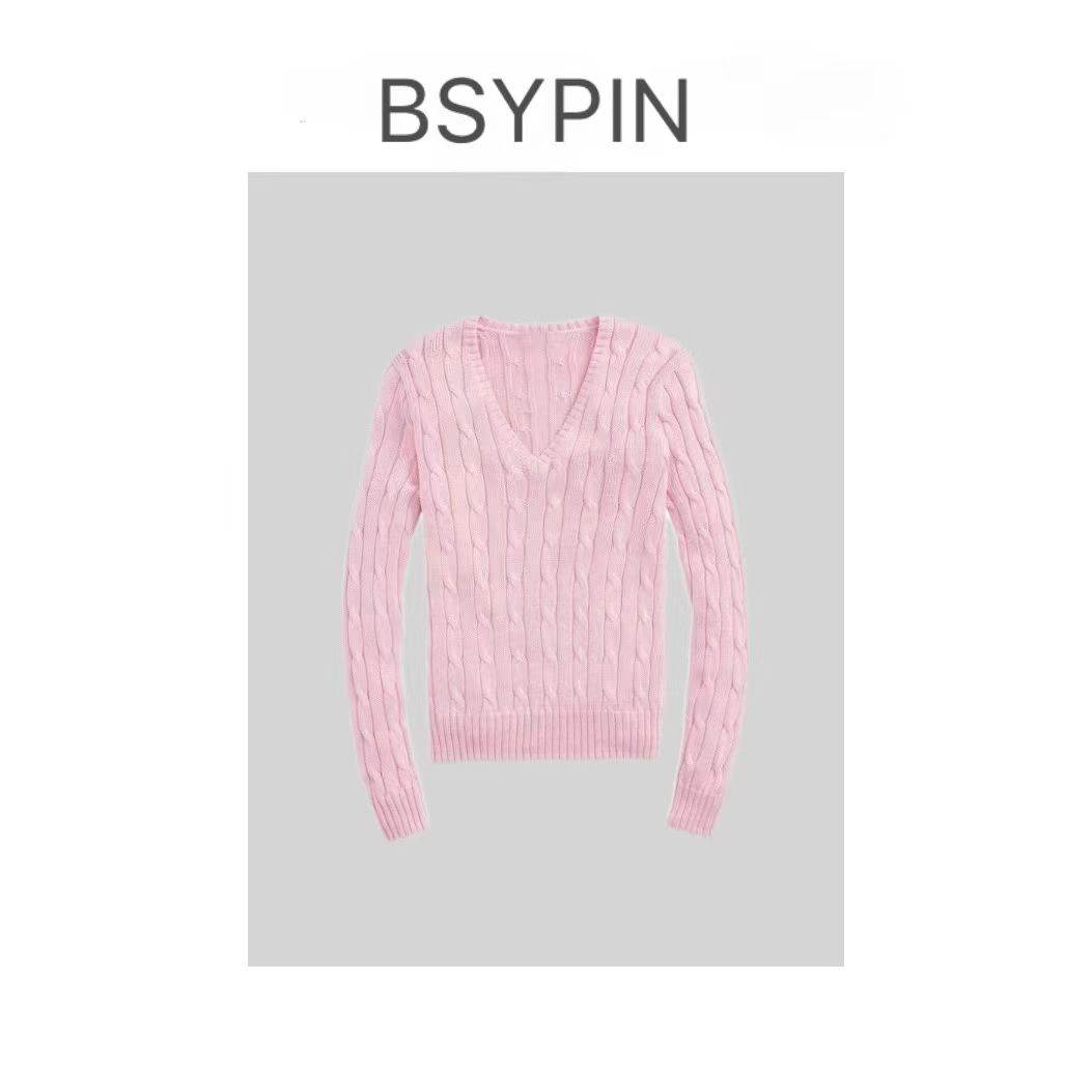 BSYPIN/伯尚优品  24早春修身版V领棉针织长袖洋气时尚23126