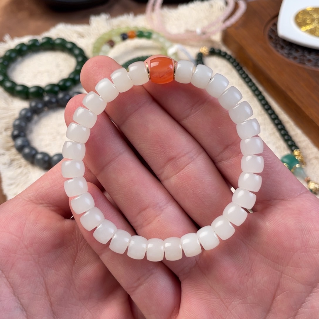 未镶嵌手串和田玉