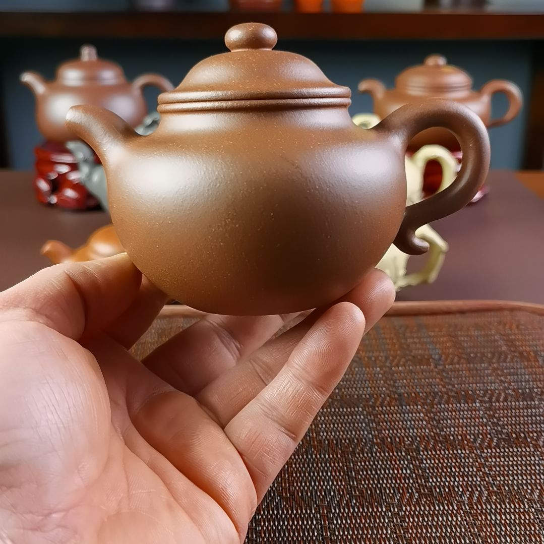 紫砂茶壶四号井底槽清大亨莲子300CC徐敏