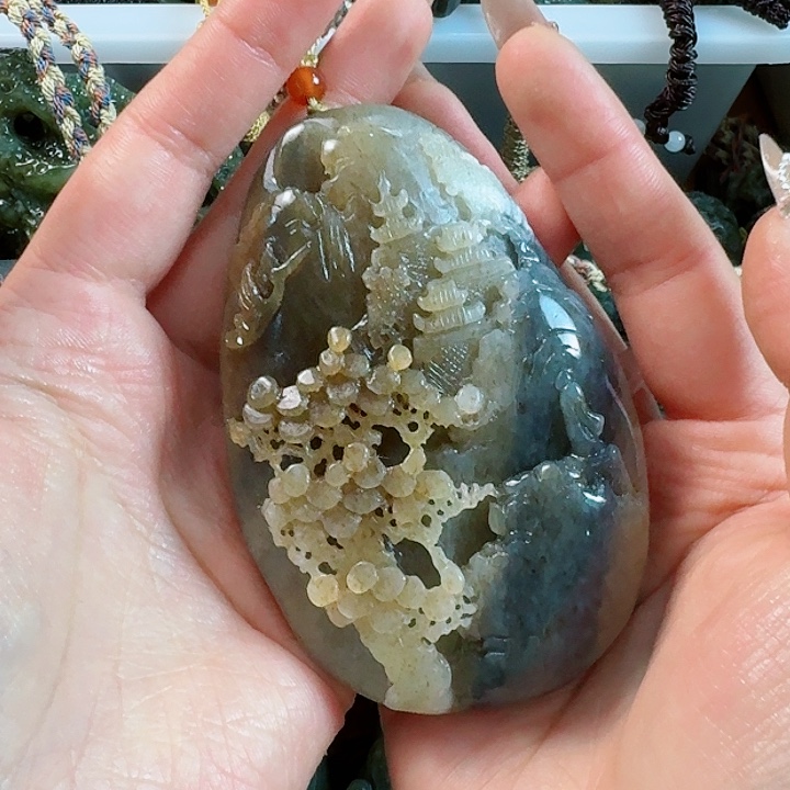 和田玉把件未镶嵌