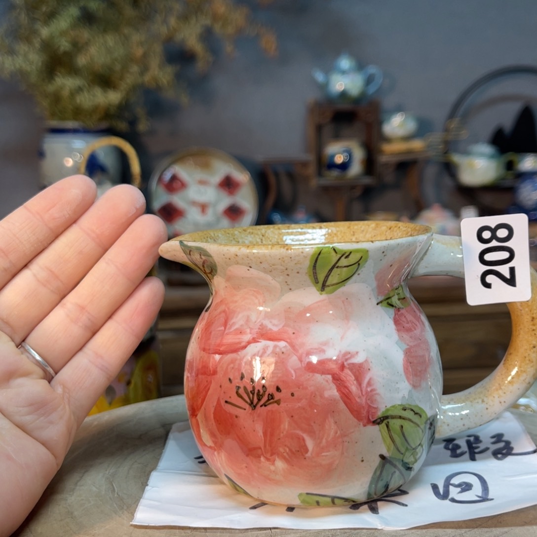 杯素浅陶瓷手工手绘