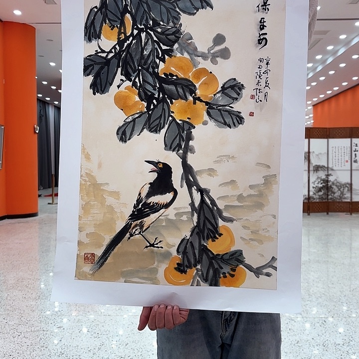 国画李陈良老先生晚年展览原作