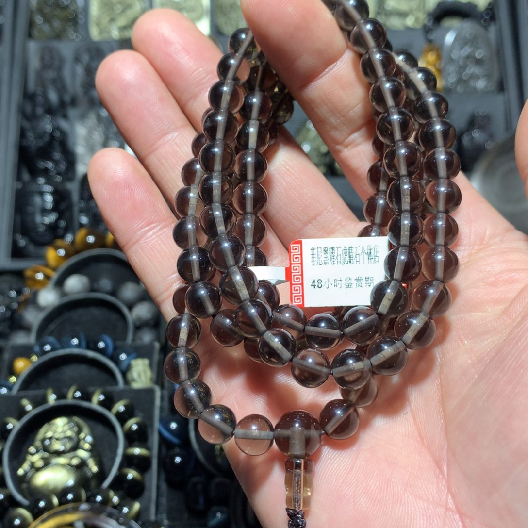 未镶嵌黑曜岩手链用****5