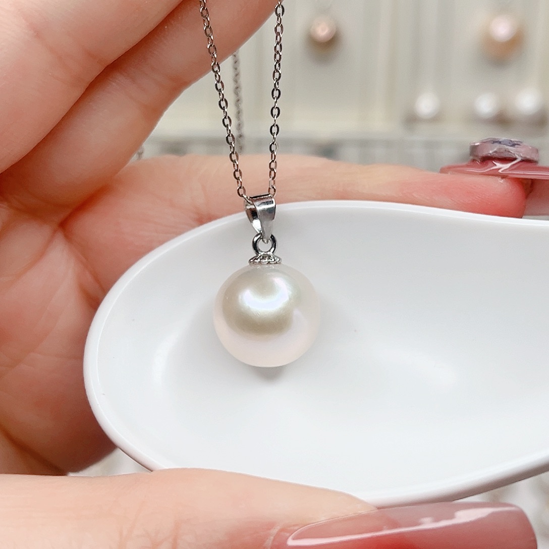 淡水珍珠吊坠(赠链)合金