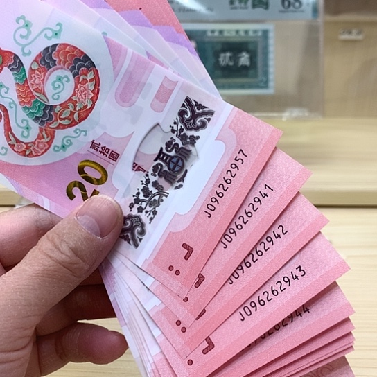 都是稀有精品蛇钞10张300元