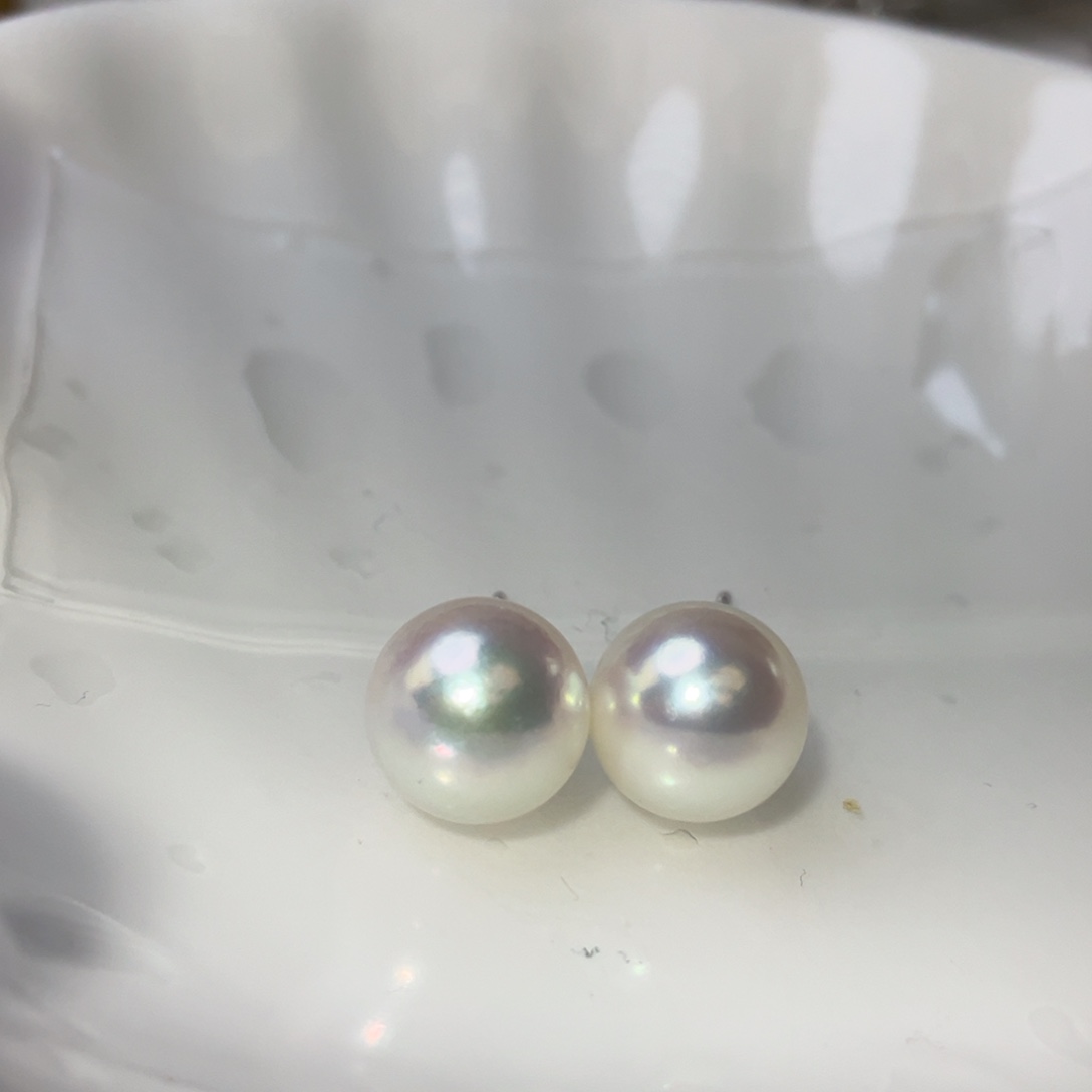 耳饰海水珍珠银S925镶嵌