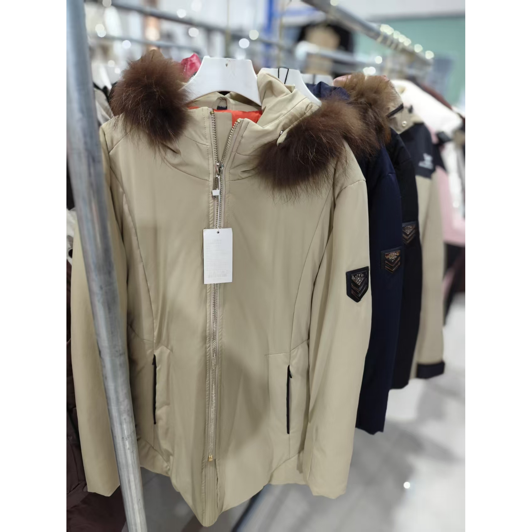 A15#户外毛领连帽男士羽绒服2025冬季派克服休闲保暖防寒外套