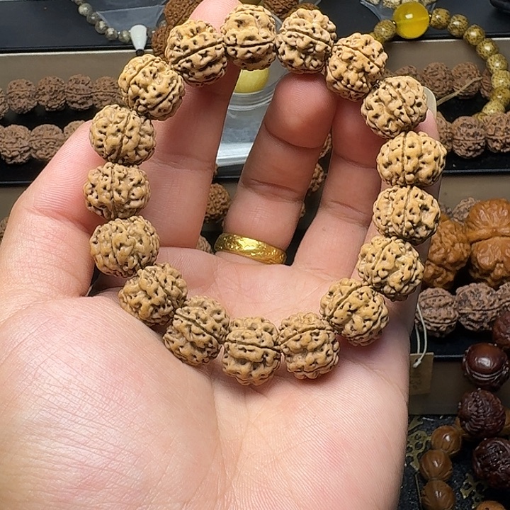 金刚菩提吊坠原生态至尊梅花双龙