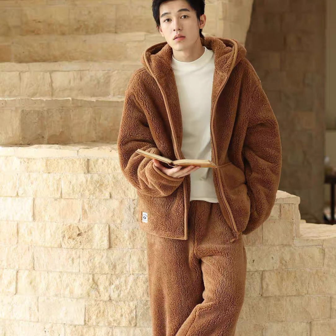 【云云精选】836 冬季连帽套装家居服