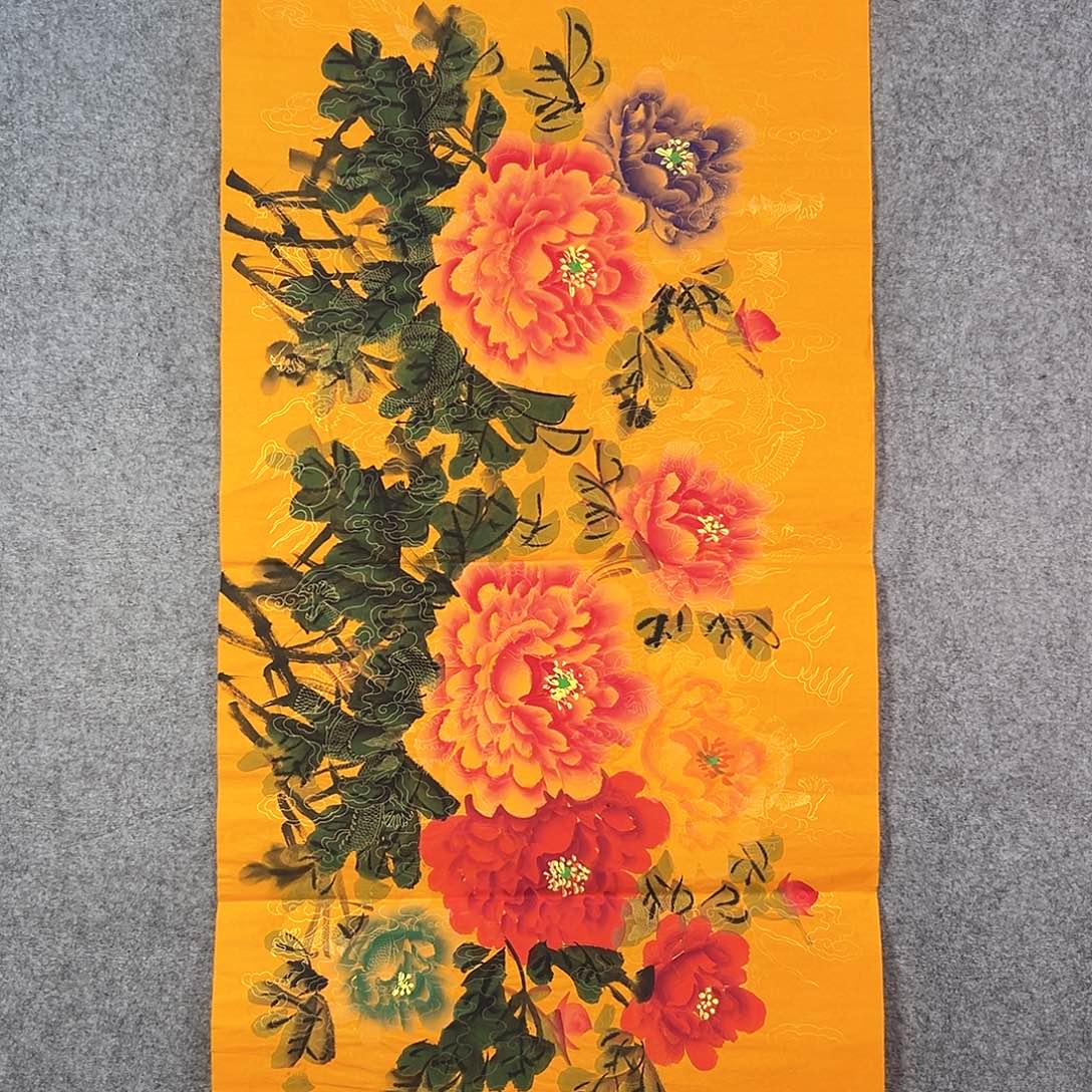 国画107 牡丹花盛开的季节