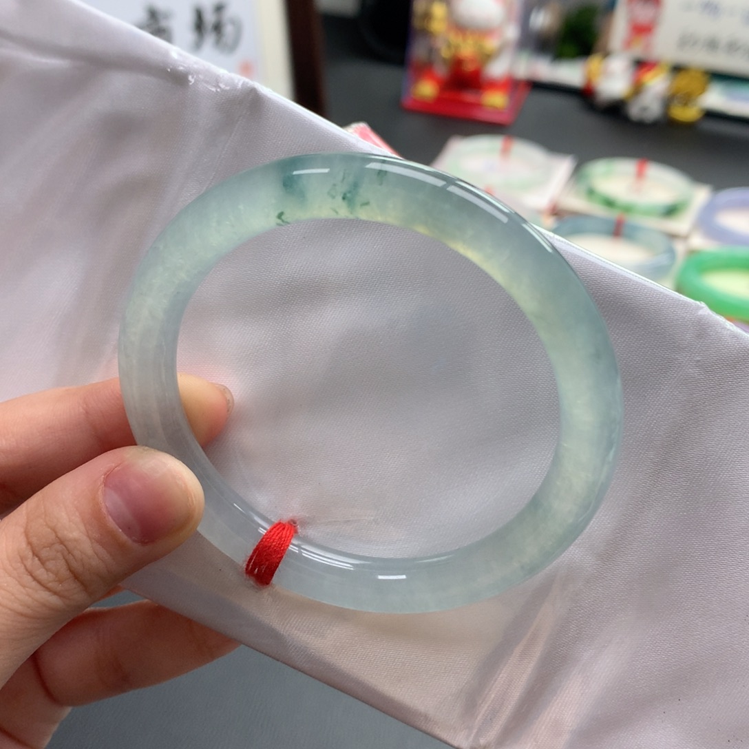 翡翠未镶嵌手镯17号