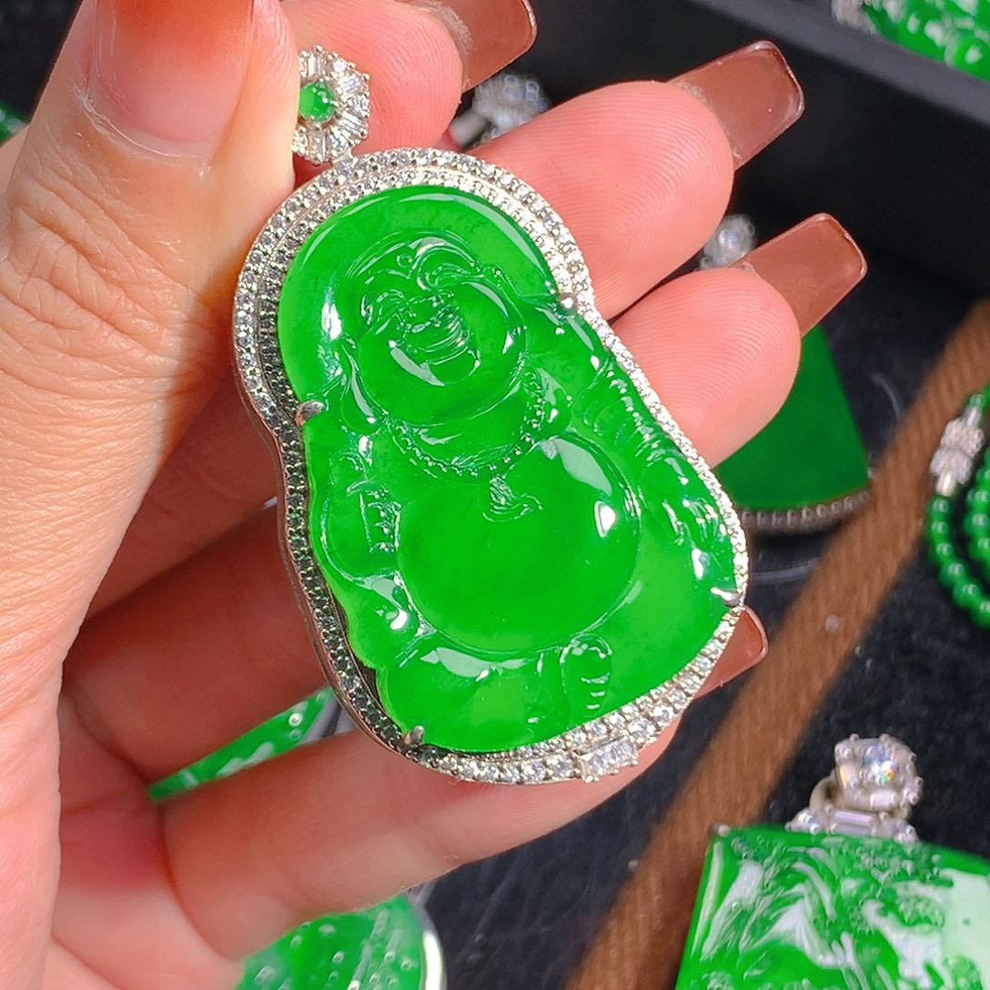 翡翠吊坠(不含链)未镶嵌