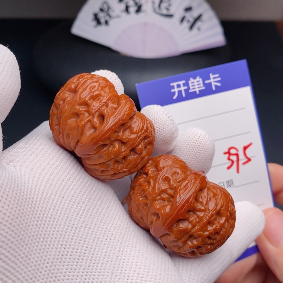 把件文玩核桃40元宝395