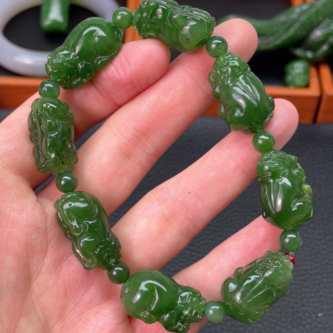 和田玉手链未镶嵌