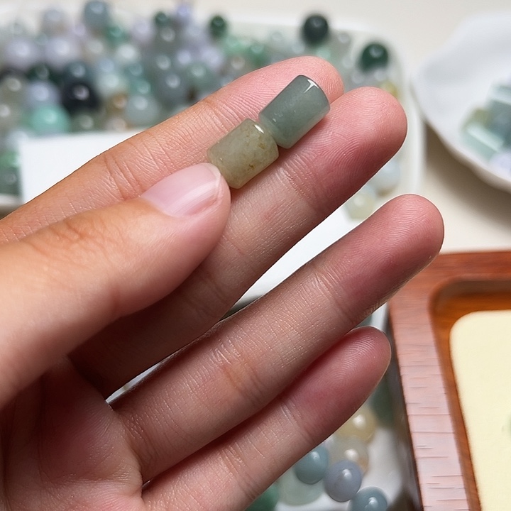 翡翠散珠翡翠桶珠