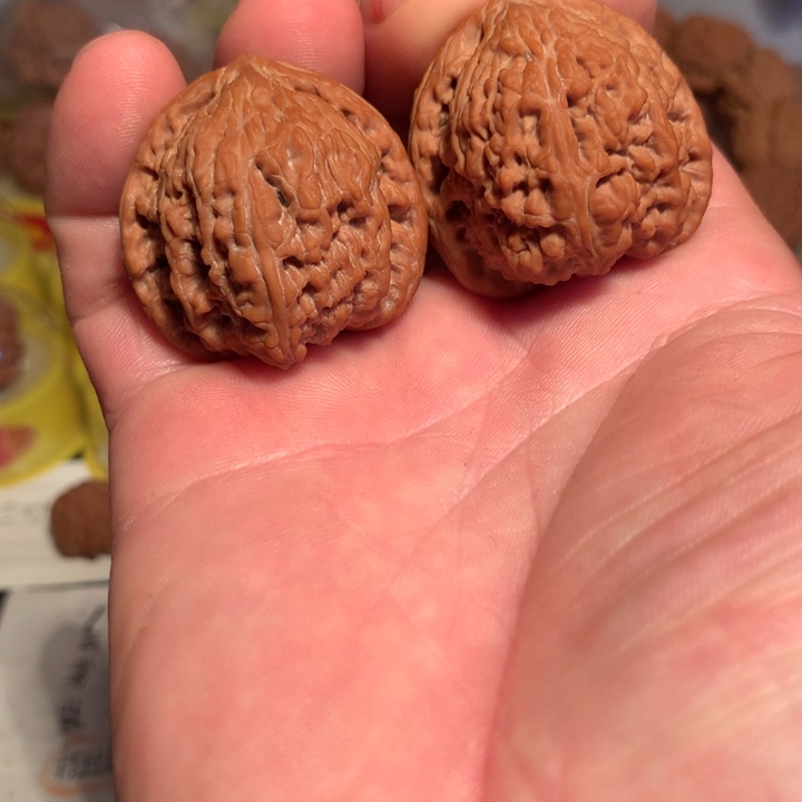 吊坠文玩核桃红玛瑙3.58