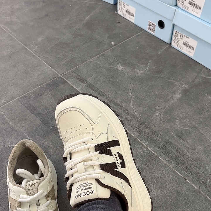 阿甘鞋464547257米咖色37