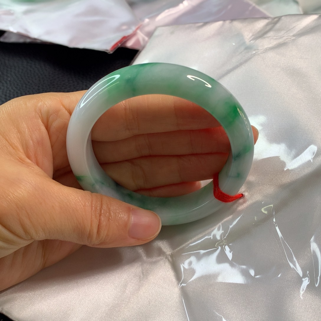 翡翠未镶嵌手镯翡翠手镯54.6