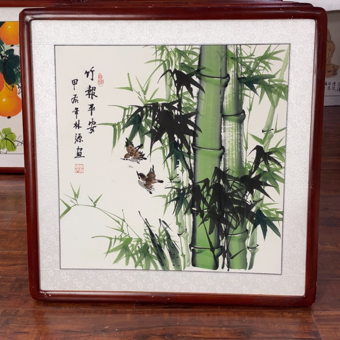 国画带框尺寸63*63厘米