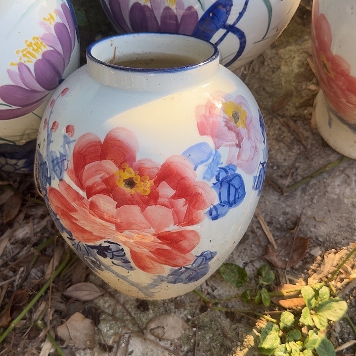 景德镇手工花瓶手工