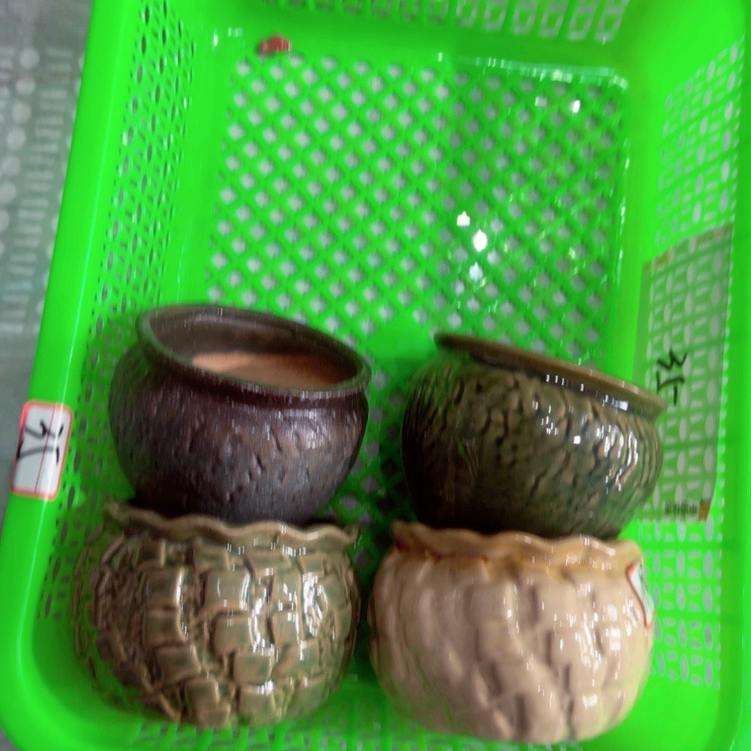 紫砂花盆粗陶盆醋