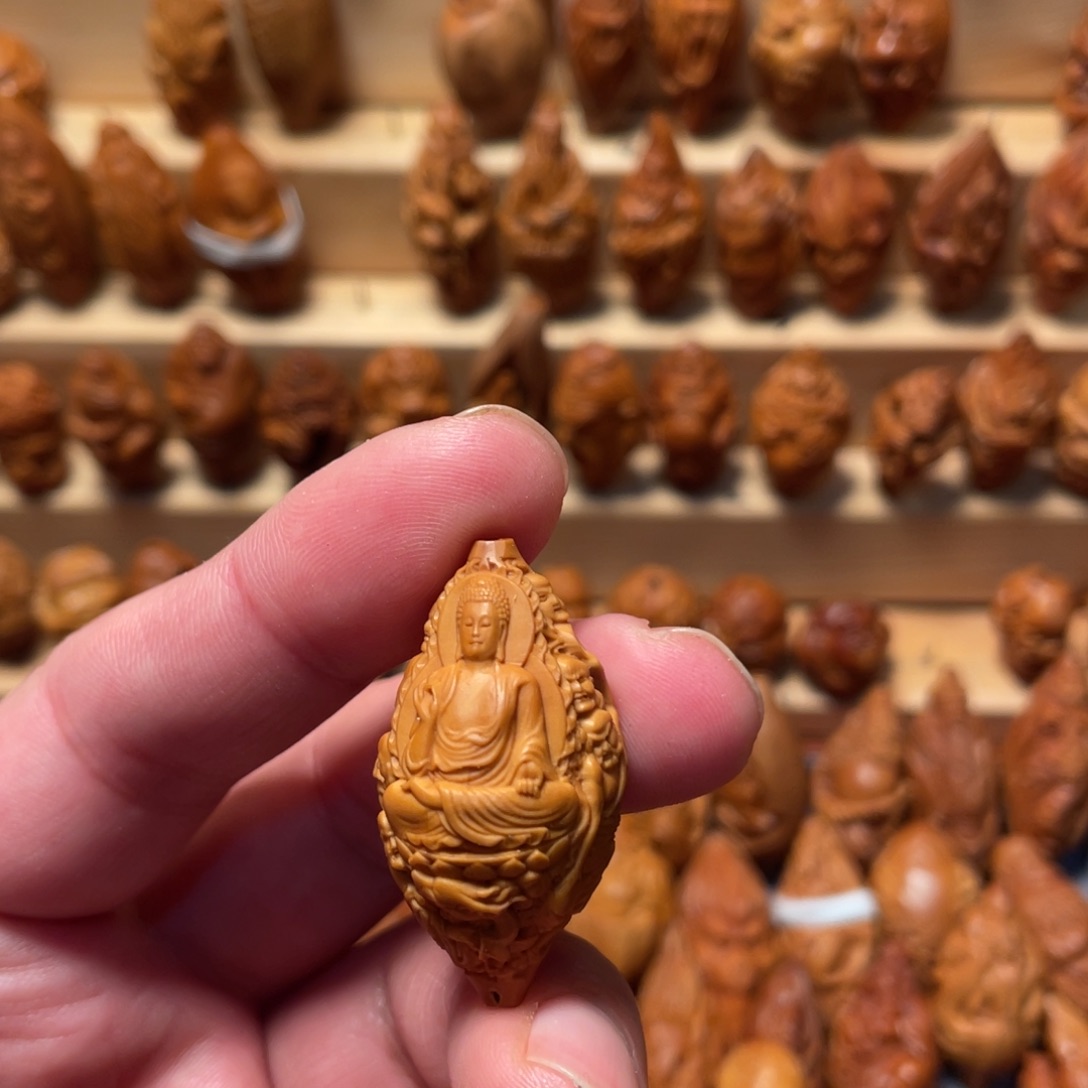 橄榄核手串/手链十八罗汉拜如来