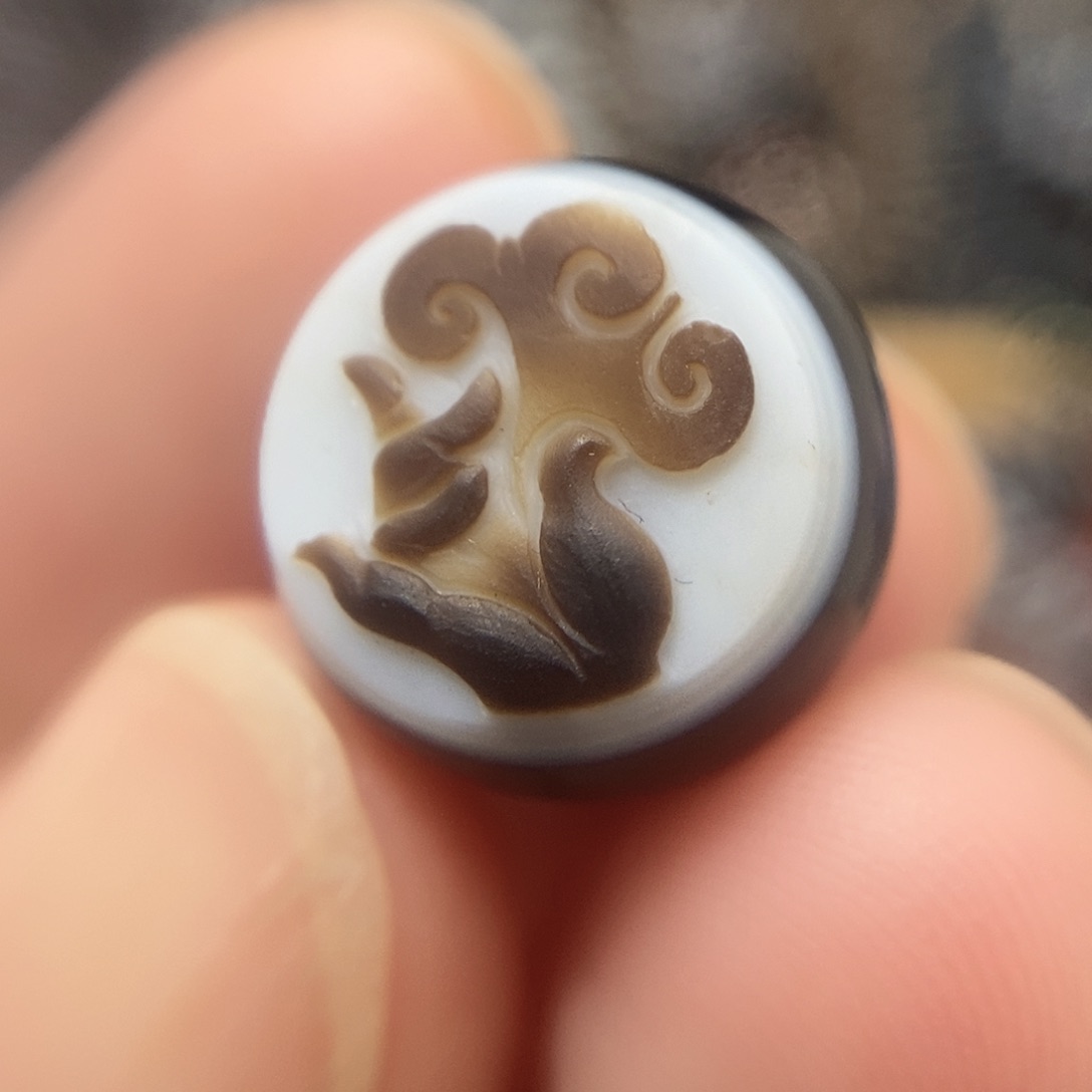 玛瑙/玉髓玛瑙单珠未镶嵌