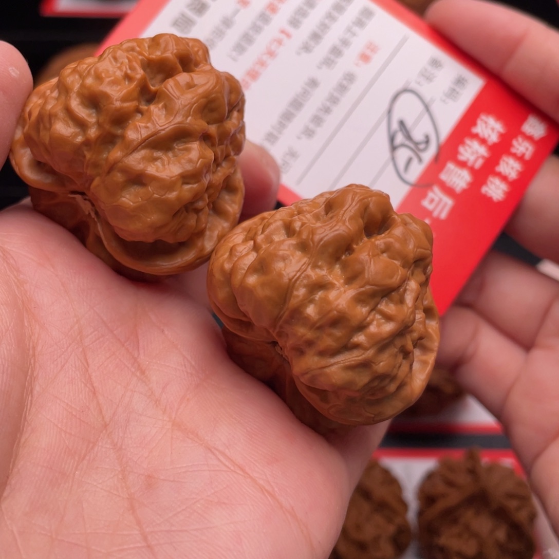 文玩核桃把件开背蛙39