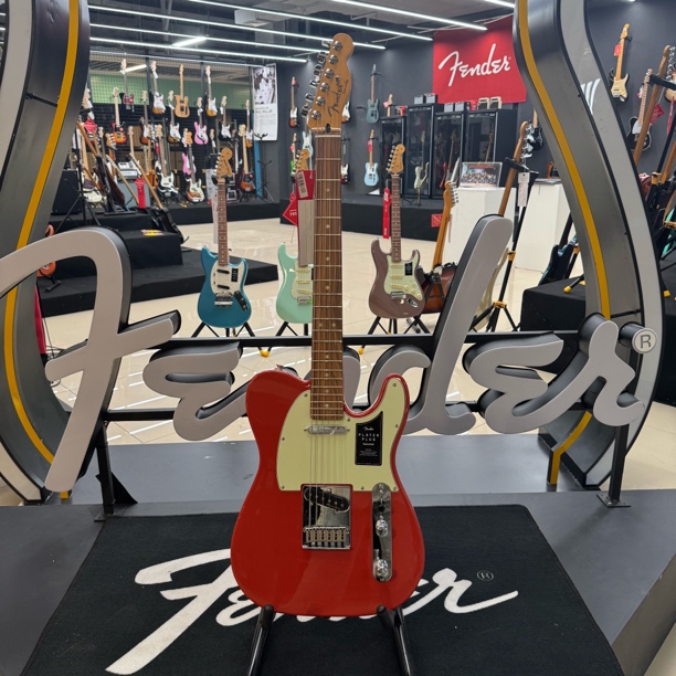 特价FENDER电吉他玩家豪华系列014733340巴西红檀木指板假日红
